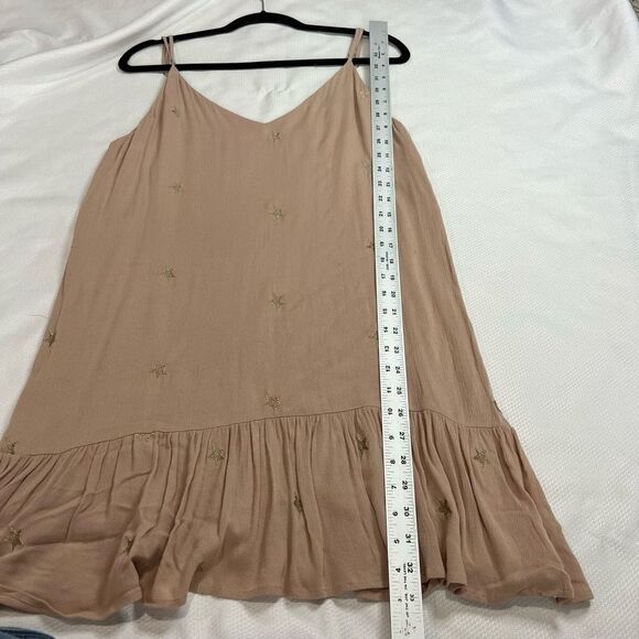 Storia Dusty Pink Gold Star Mini Dress - Picture 4 of 9